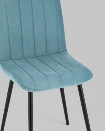 Стул Easy велюр Пыльно-голубой_8